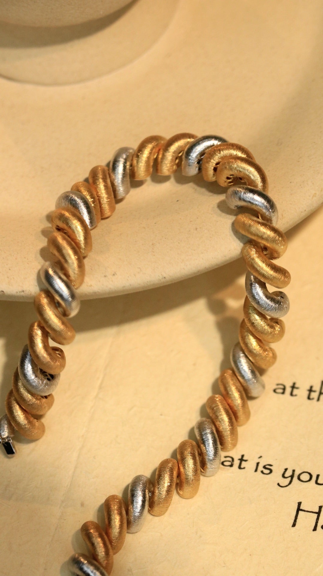 Luxury 18K Gold Bracelet, Unique Art Deco Design, 18K Bracelet, Wedding Bracelet, Anniversary Bracelet, Gift for you