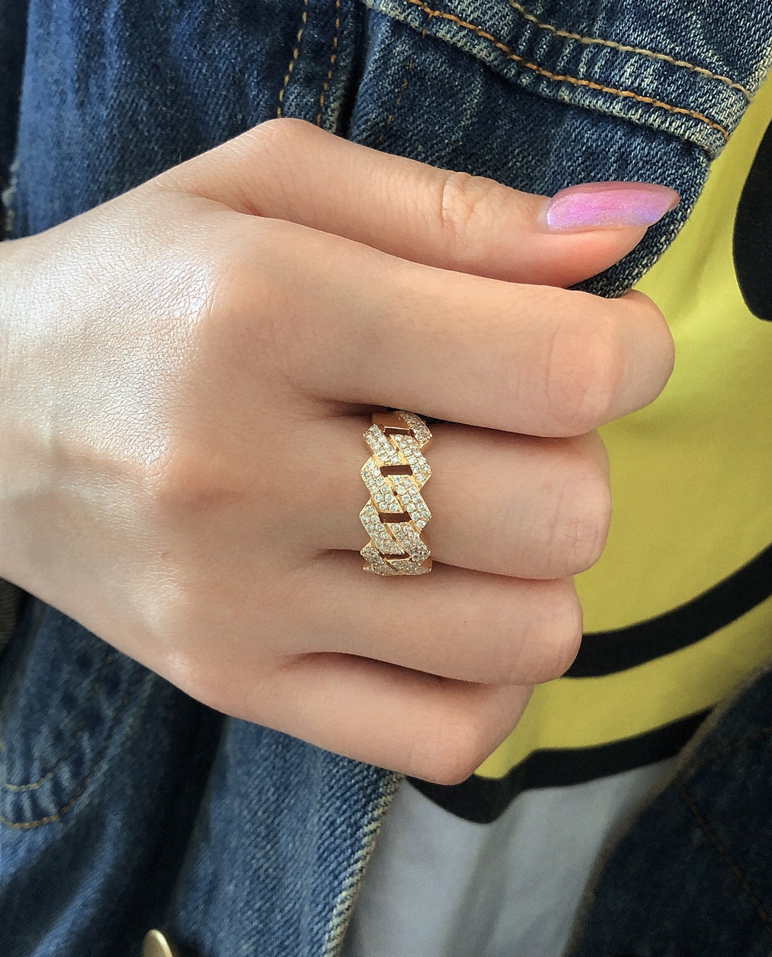 Luxury Natural Diamond Statement Ring, Unique Design, Bridal Wedding, Anniversary Ring, Gift for Her